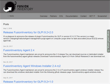 Tablet Screenshot of fusioninventory.org